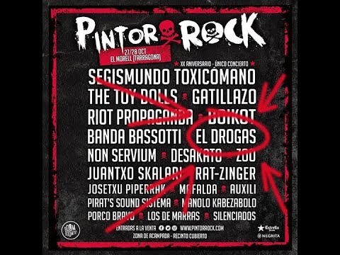 EL DROGAS -La hora del carnaval #PINTORrock 2017 [el #directo mas animal] [rockanimal.es] 🤘#eldrogas