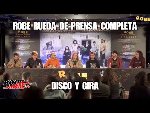 ROBE -Rueda de prensa COMPLETA Disco y Gira 2024 🔥😎🤘#robe #senosllevaelaire