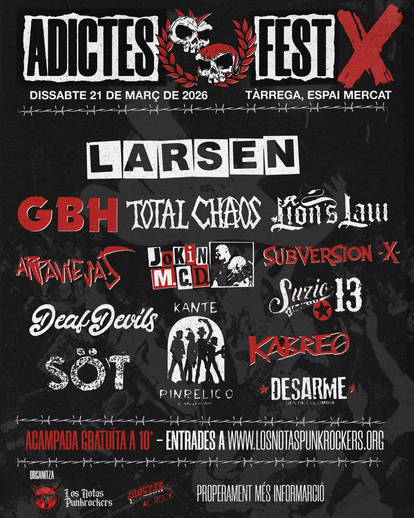 adictes fest 2026 cartel