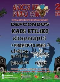Rock in pino 2025 cartel