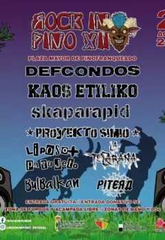 Rock in pino 2025 cartel