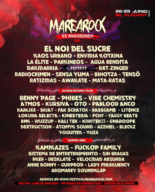 marea rock cartel 2025 falta 1