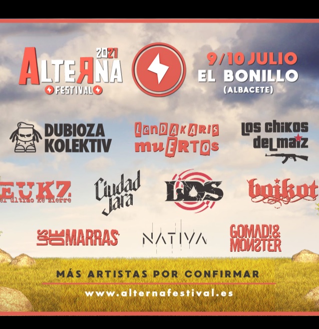 cartel alterna festival 2021 mas confirmaciones