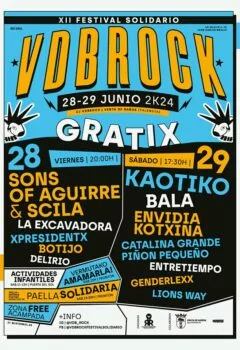 vdbrock festival solidario cartel 2024