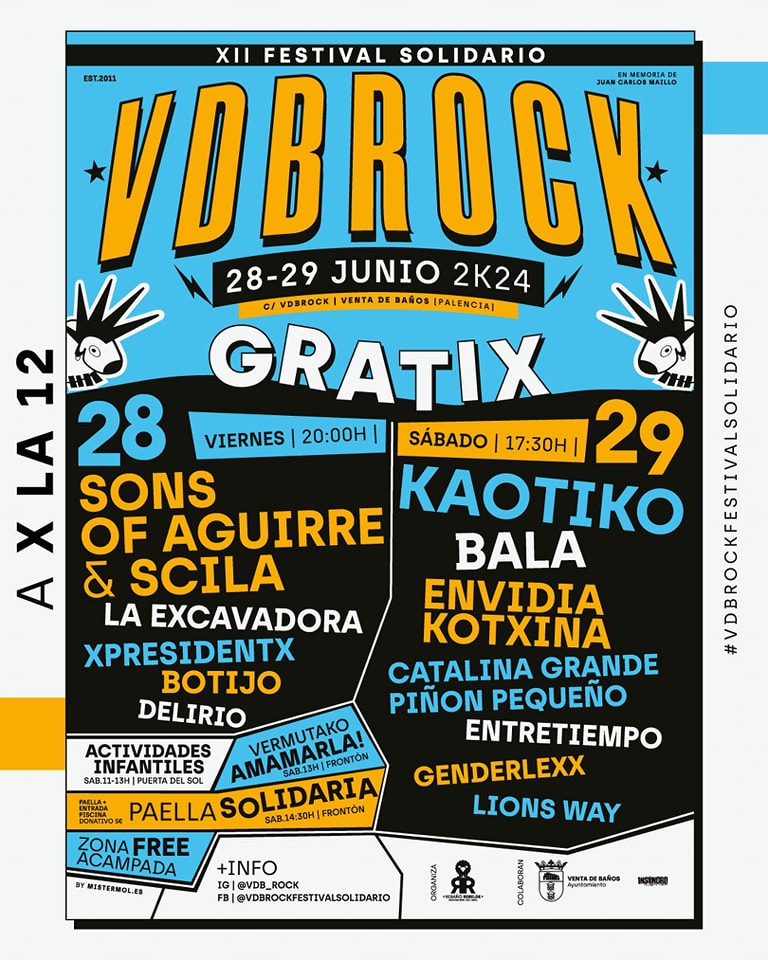 vdbrock festival solidario cartel 2024