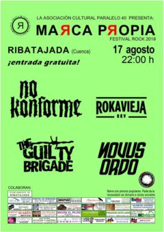 Marca propia festival de rock -Ribatajada (Cuenca)