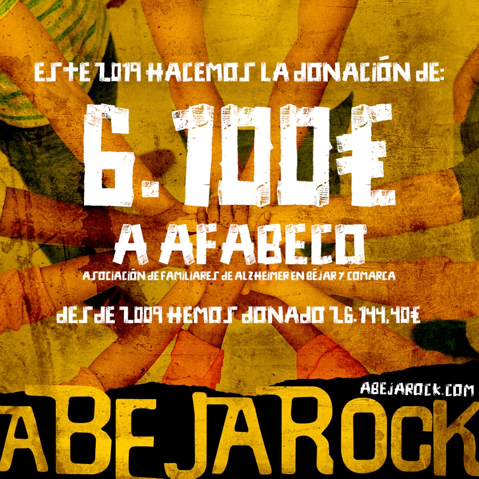 Abeja rock dona mas de 6000 euros en su edición 2019