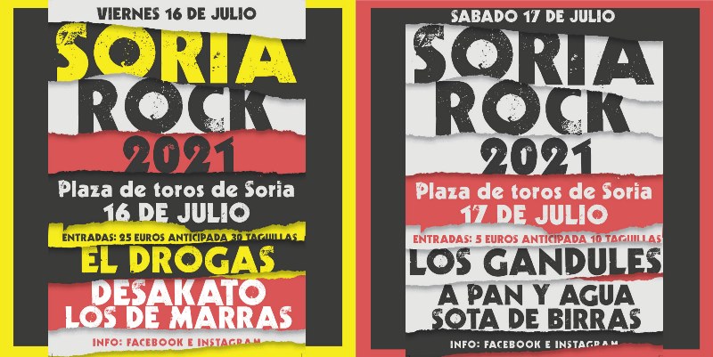 soria rock cartel 2021 doble dias