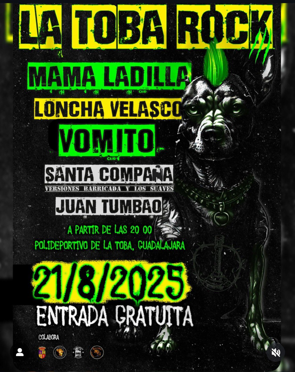 la toba rock 2025 cartel