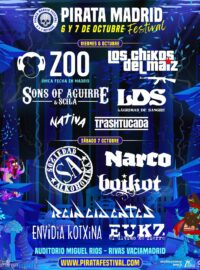 pirata rock madrid festival cartel 2023