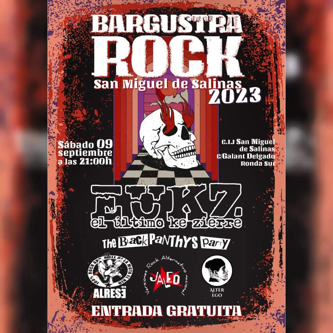 Bargustra rock -San Miguel de salinas cartel