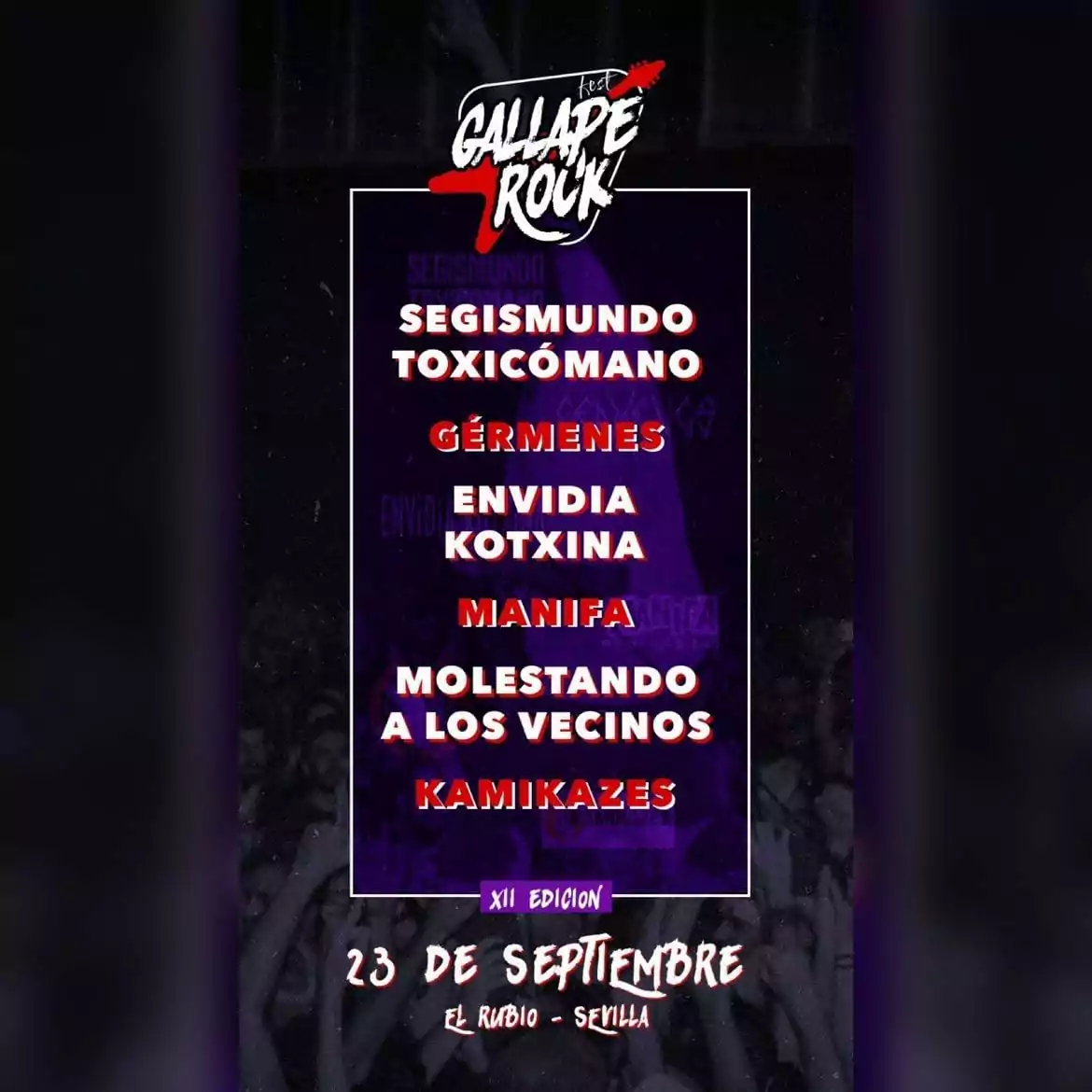 El Gallape Rock cartel 2023.