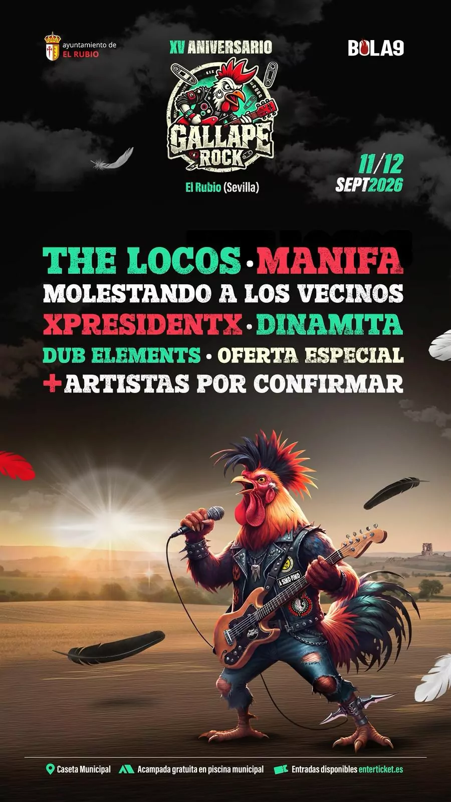 Gallape rock 2026 avance cartel