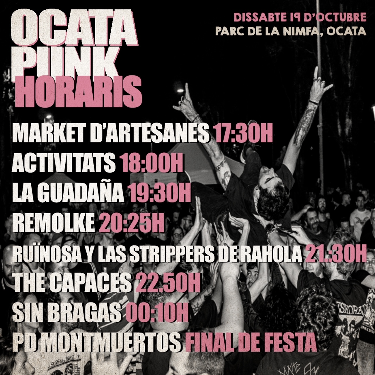 OCATA PUNK 2024 horarios