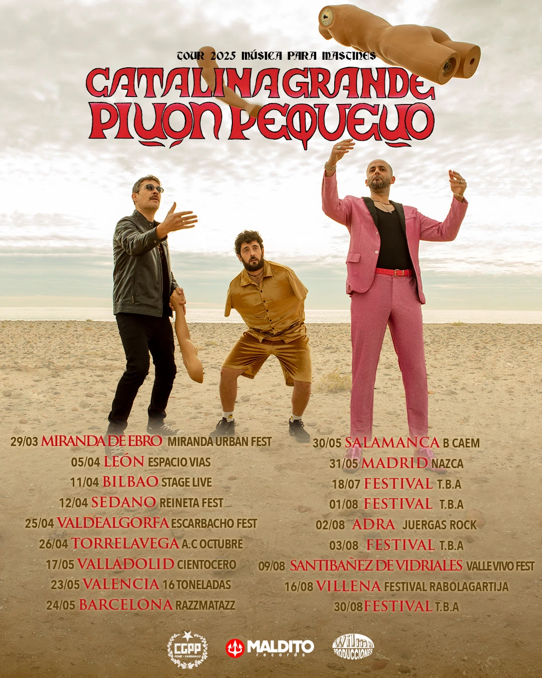 gira catalina grande piñon pequeño 2025